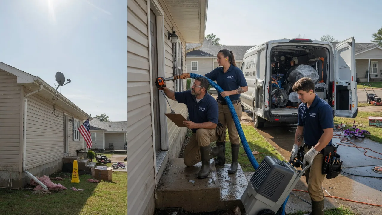 Ceiling Water Damage Restoration in Vanderbilt, MI near me